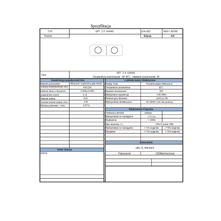 PRZEWÓD 14AWG 200m rolka